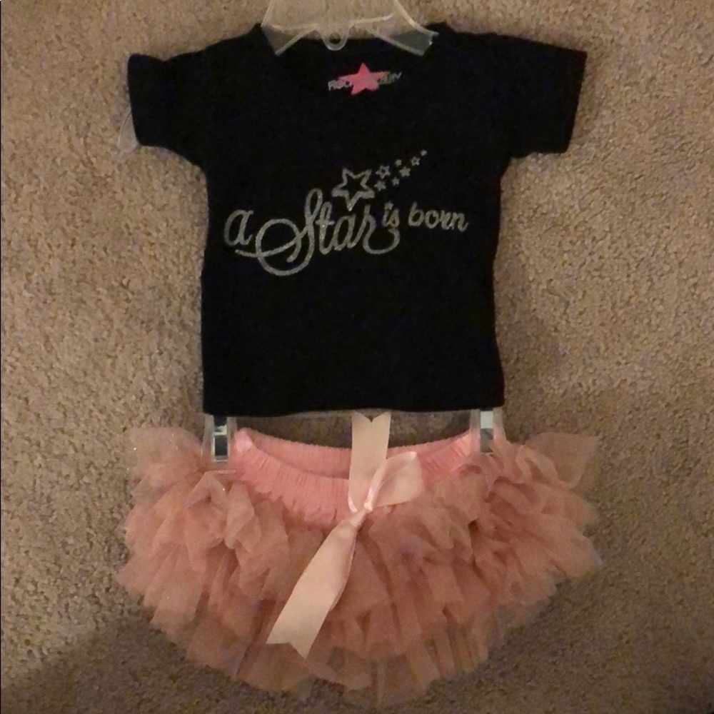 Rock-N-Beauty tutu set 3-6 months